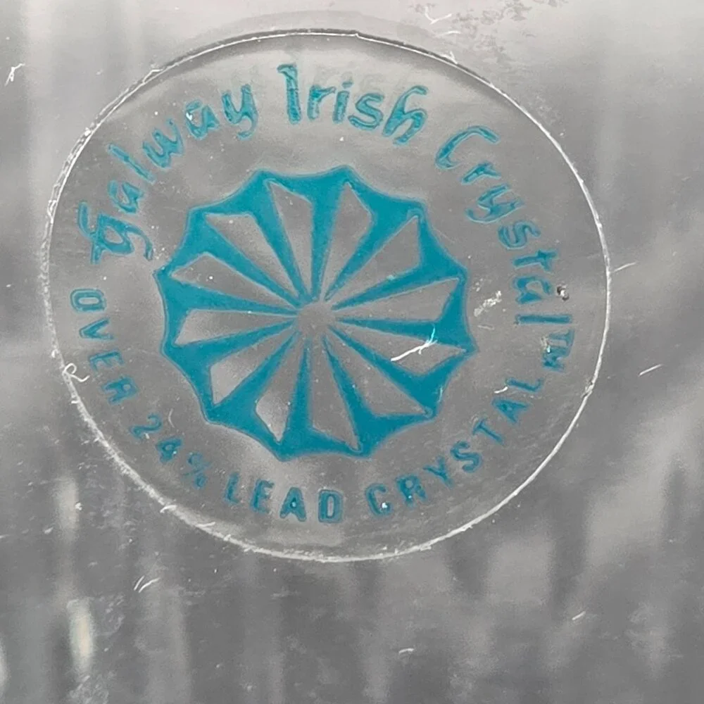 Galway Irish Crystal Baldmore Crystal Highball & Whiskey Glasses Set Of 4 DH1300 - Picture 6 of 15